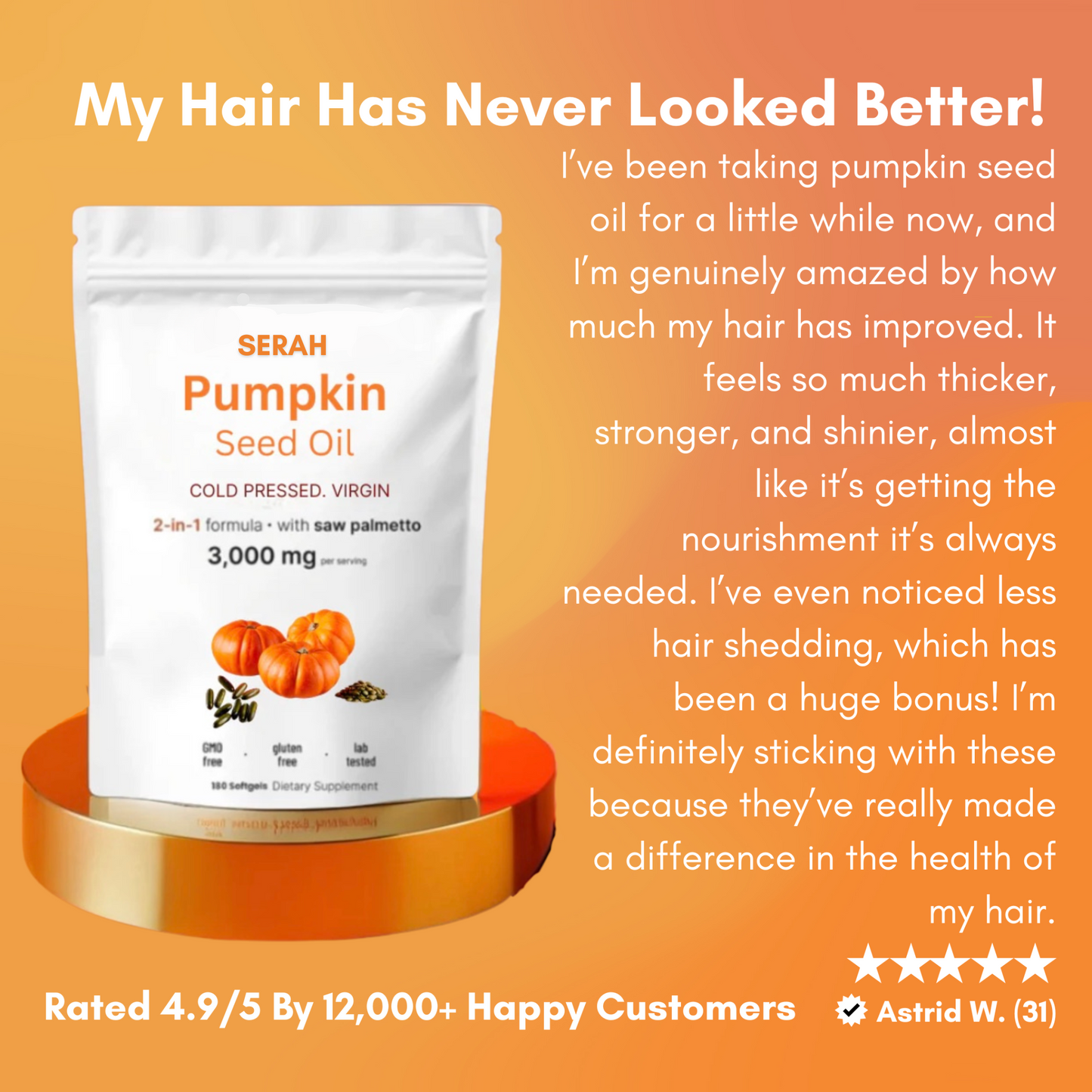 Serah Revival Pumpkin Seed Oil Capsules