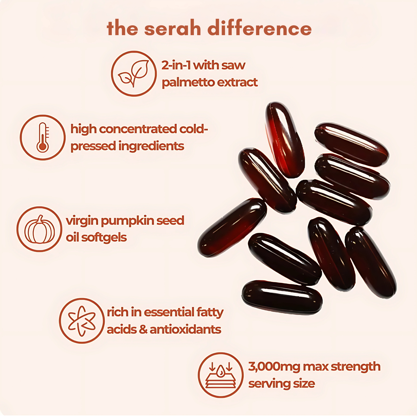 Serah Revival Pumpkin Seed Oil Capsules