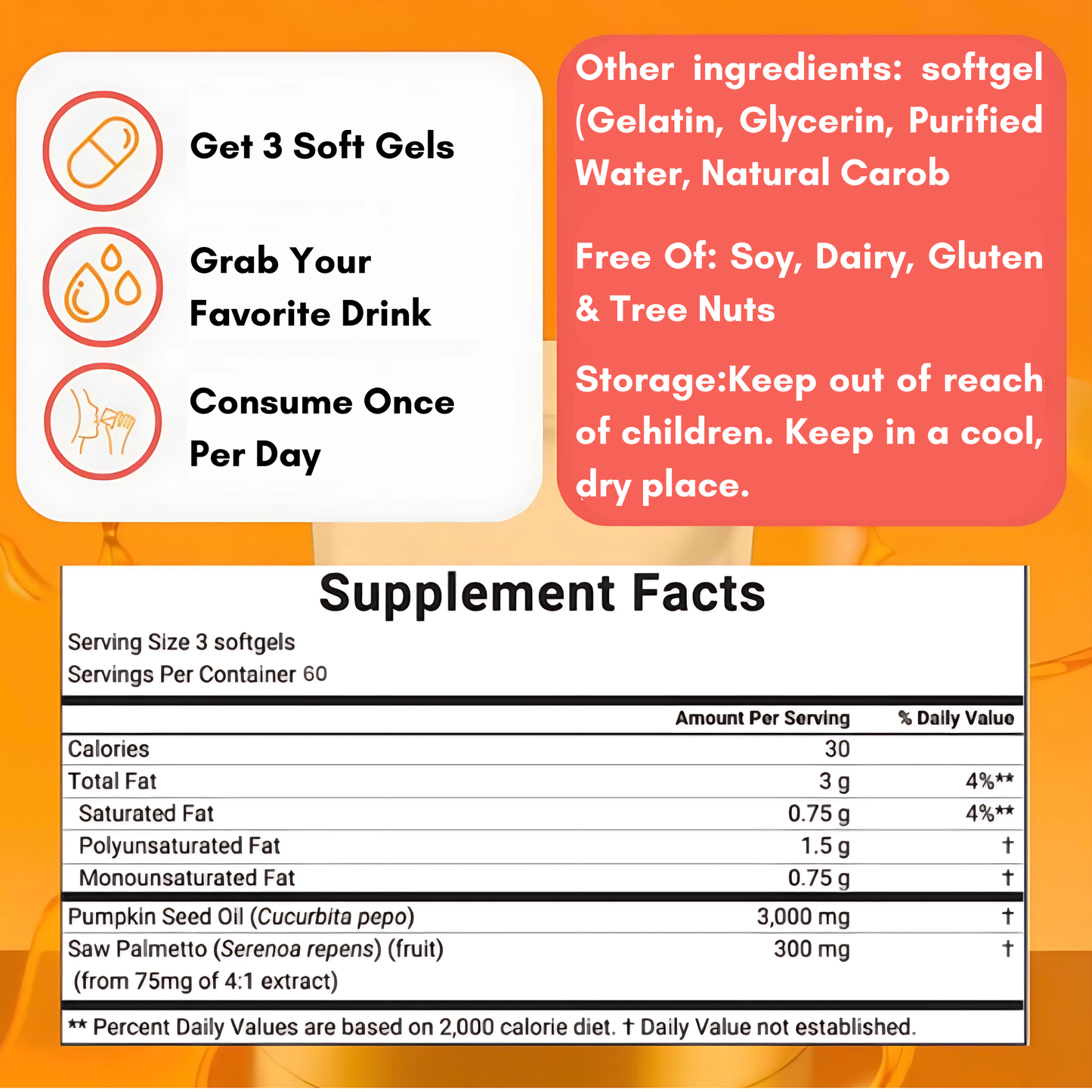Serah Revival Pumpkin Seed Oil Capsules