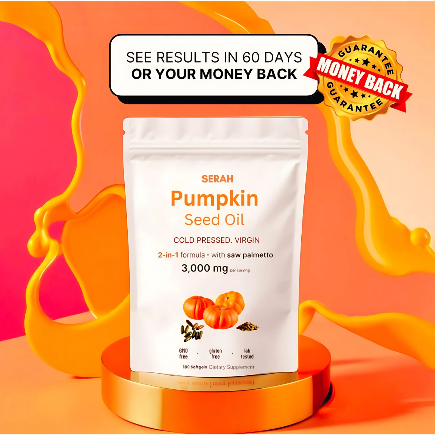 Serah Revival Pumpkin Seed Oil Capsules